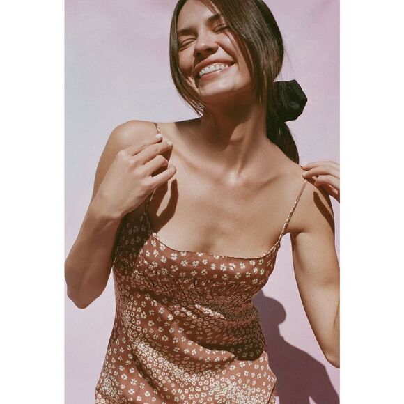 CIAO LUCIA Nera Printed Midi Slip Dress Large - Picture 4 of 11